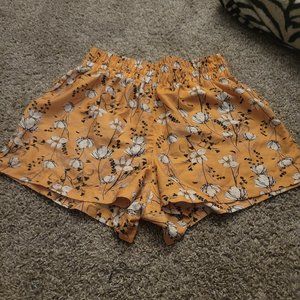 Flower printed shorts